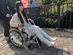 Double LLC in a wheelchair