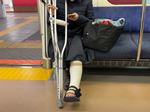 SLC on a train