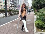 Yuu Hinata's leg cast experience